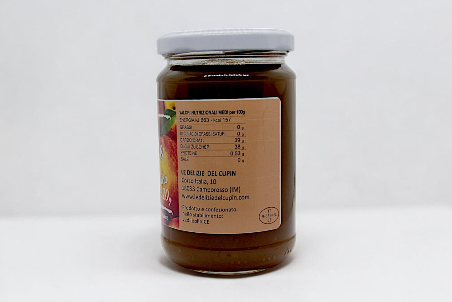 Confettura Extra di Pesche 320g