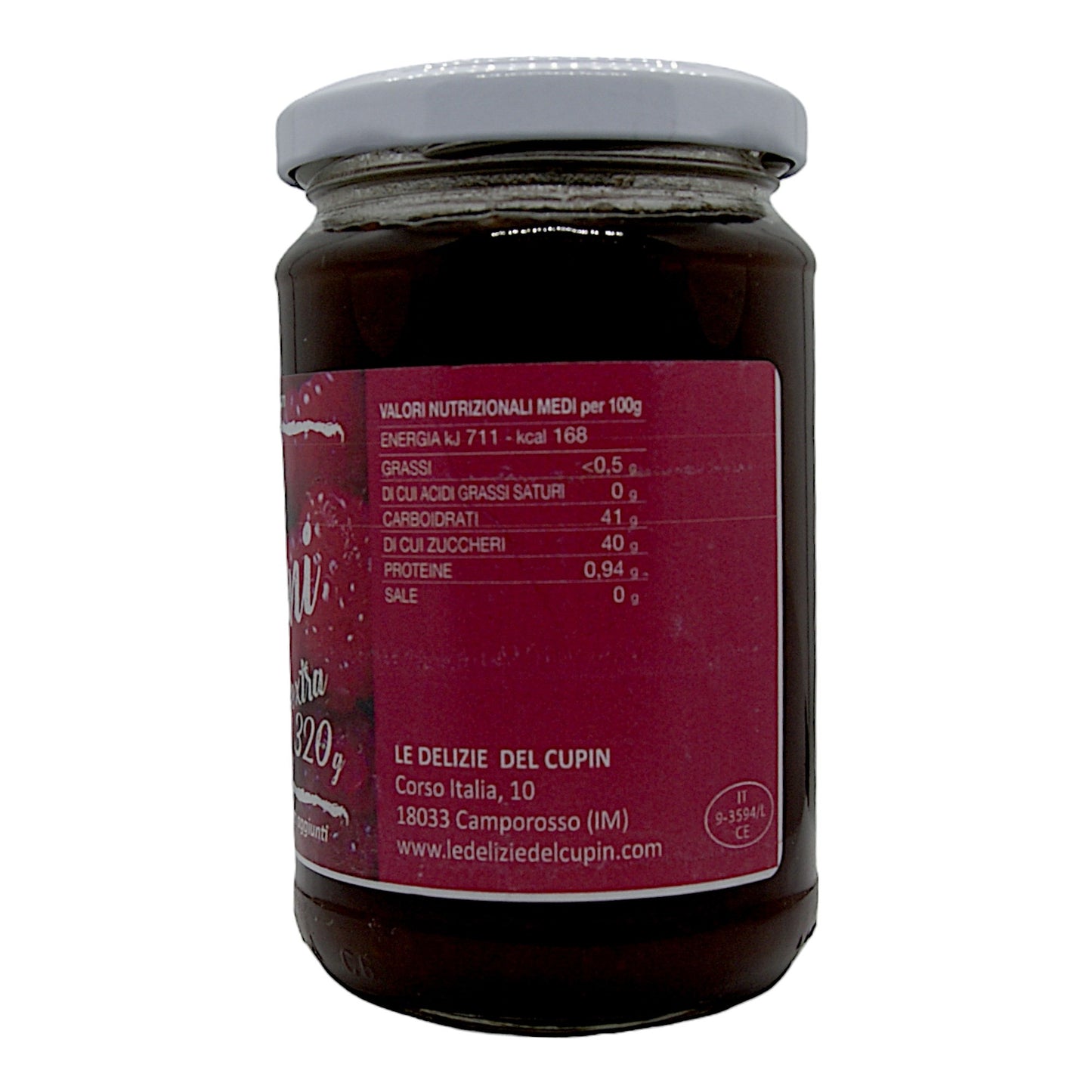 Confettura Extra di Lamponi 320g